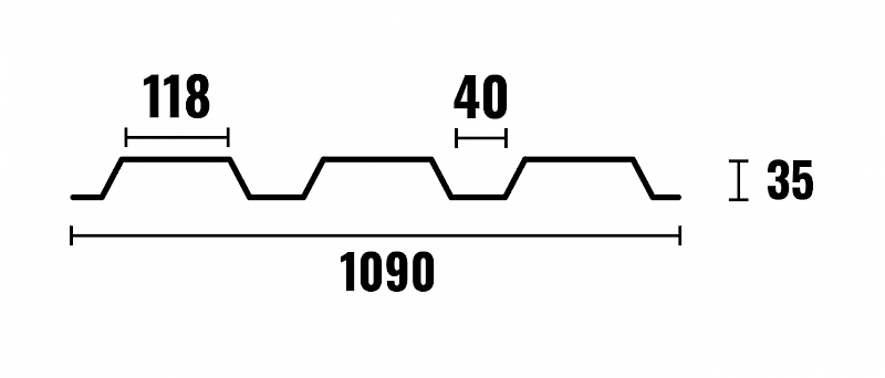 NT-35 seinäpelti, Seinäpellit - Naroma-Tuote Oy